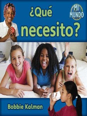 cover image of ¿Qué necesito?